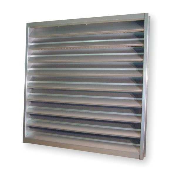 Louver, Wall Opening 36x48In, Galvannealed