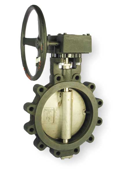 Butterfly Valve, Lug, 10 In., Carbon Steel