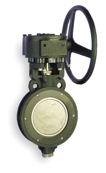 Butterfly Valve, Wafer, 6 In., Carbon Steel