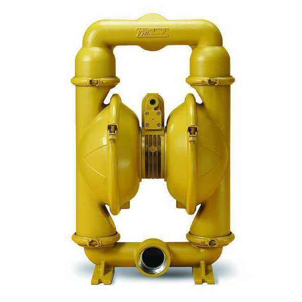 Double Diaphragm Pump, Aluminum, Air Operated, Buna N, 230 GPM