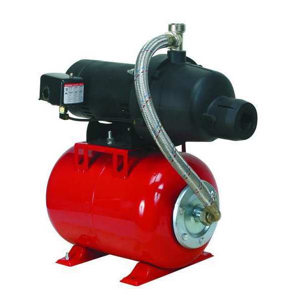 Shallow Well Jet Pump, Plastic, 1/2 HP