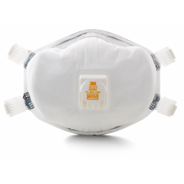 N100 Disposable White Particulate Respirator w/ Valve