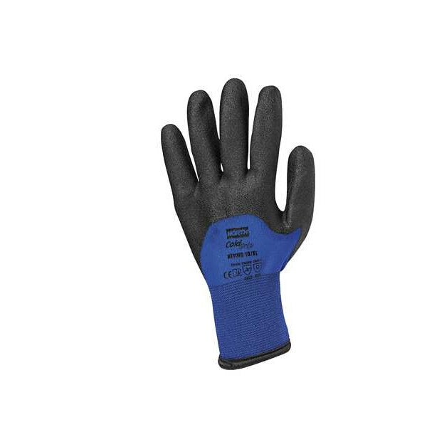 Cut Resistant Coated Gloves, 2 Cut Level, PVC, L, 1 PR
