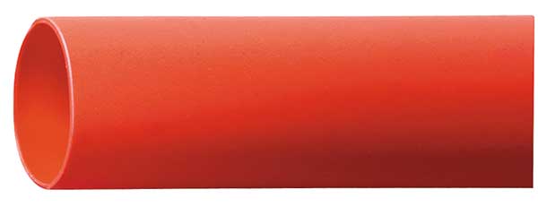 Shrink Tubing, 0.4in ID, Red, 4ft, PK20