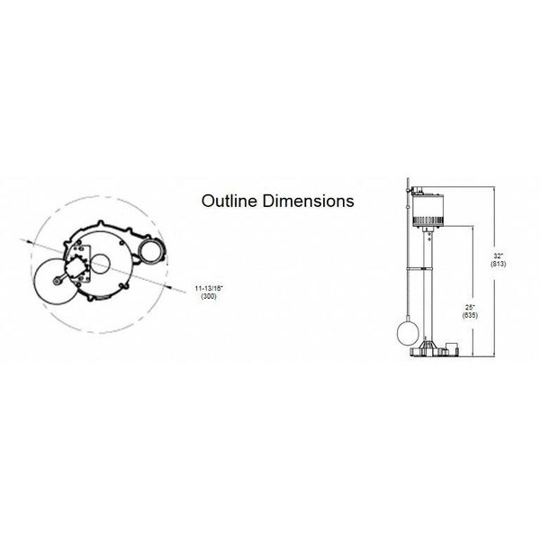 Pump, Sump, 0.50 HP