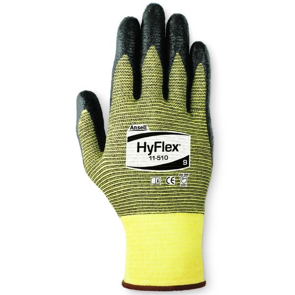 Cut Resistant Coated Gloves, A2 Cut Level, Nitrile, 2XL, 1 PR