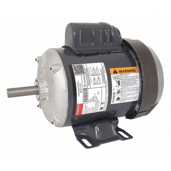 Capacitor-Start General Purpose Motor, 1/3 HP, 115/208-230V AC Voltage, 56 Frame