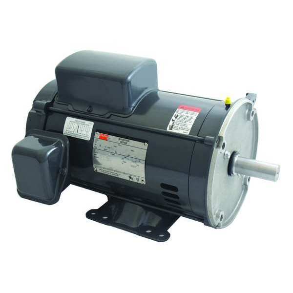 Capacitor-Start/Run General Purpose Motor, 3 HP, 115/230V AC Voltage, 184TC Frame