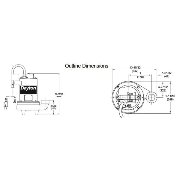 Pump, Effluent, 1/2 HP