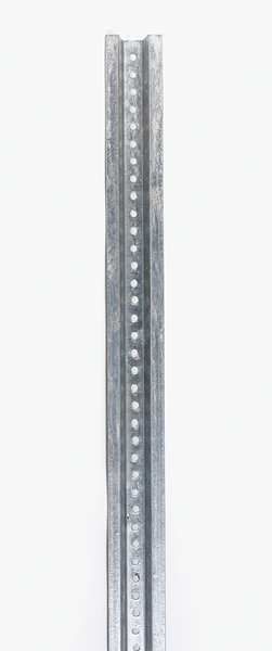 Sign Post, Silver, Steel, 8 ft L