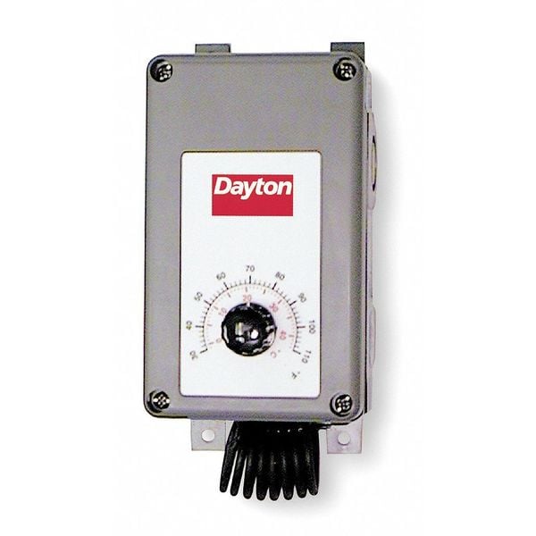Line Volt Mechanical Tstat, Open/Close on Rise, SPDT, 120 to 277VAC