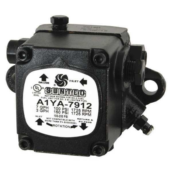 Oil Burner Pump, 1725 rpm, 3gph, 100-150psi