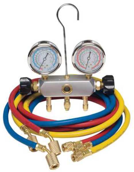 Manifold Gauge Set, 2 Valve, 3 Hoses