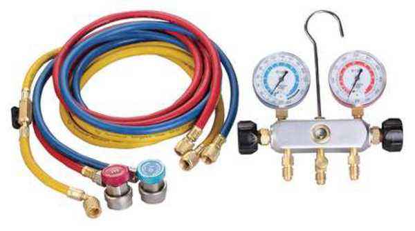 Manifold Gauge Set, 2 Valve, 3 Hoses