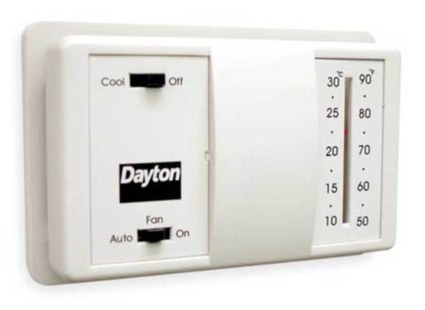 Low Voltage Thermostat, Hardwired, 20/30VAC