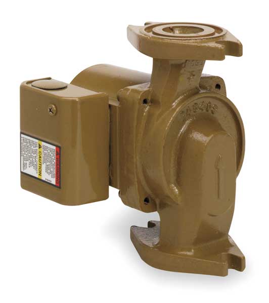 Hydronic Circulating Pump, 1/6 hp, 115V, 1 Phase, Flange Connection