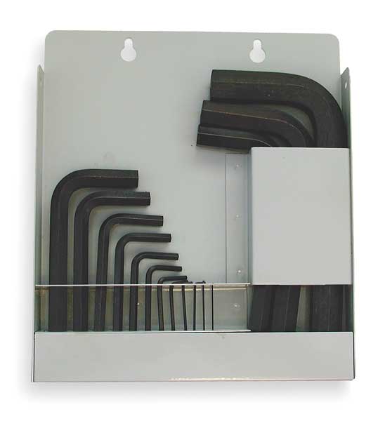 15 Piece Metric L-Shape Hex Key Set, 10515