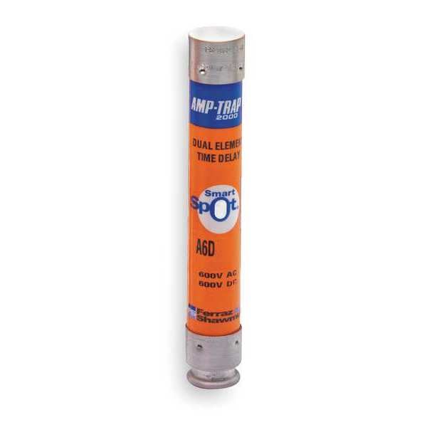 Fuse, Time Delay, 6A, A6D-R Series, 600V AC, 600V DC, 5