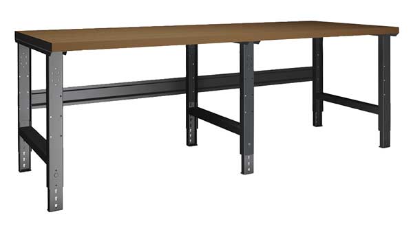 Bolted Workbenches, Butcher Block, 96