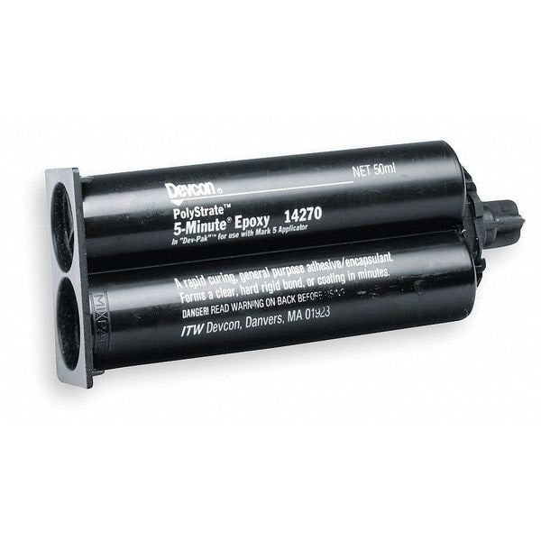 Epoxy Adhesive, 14270 Series, Off-White, 1:01 Mix Ratio, 1 hr Functional Cure, Dual-Cartridge