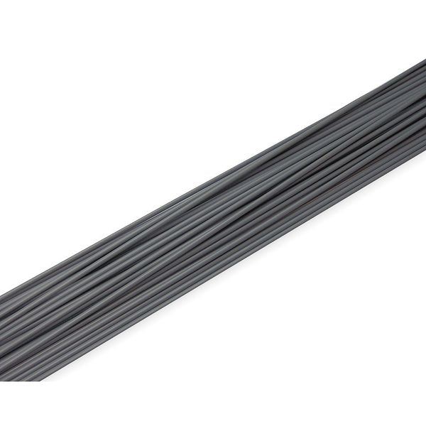 Welding Rod, PVC, 1/8 In, Gray, PK34