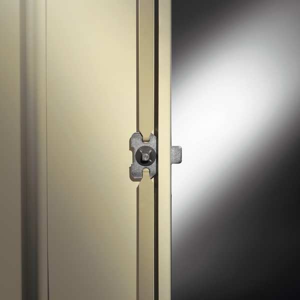 Caster Kit, 36 in W x 18 in D, Med Gray