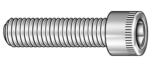 #10-32 Socket Head Cap Screw, Black Oxide Steel, 1/2 in Length, 100 PK