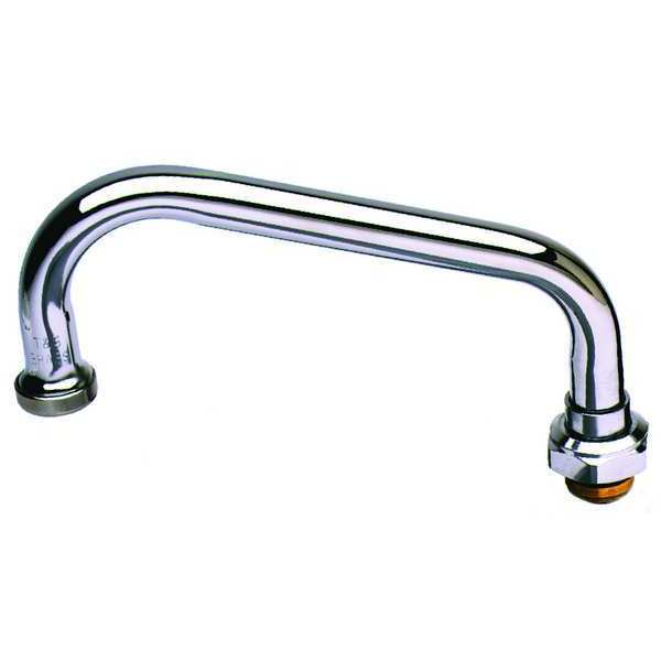 Spout, Faucet, Brass, Length 12 In