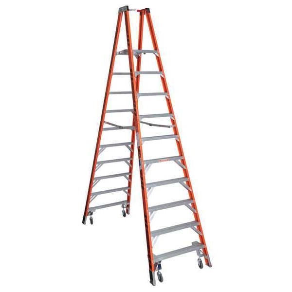 12 ft Fiberglass Twin Platform Stepladder