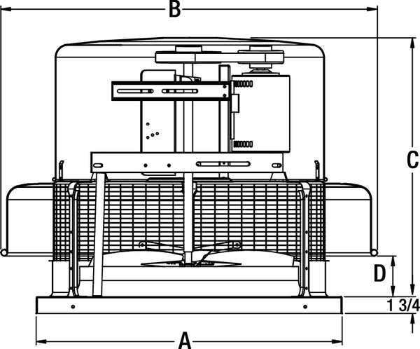 Downblast Less Drive Package, 13-1/4In