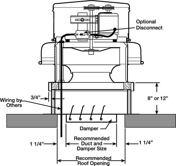 Downblast Less Drive Package, 13-1/4In