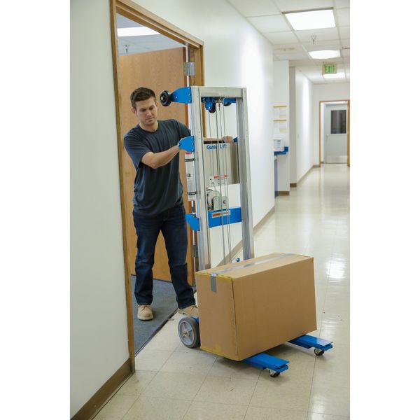 Invertible Fork Material Lift, Load Cap. 400 lb.