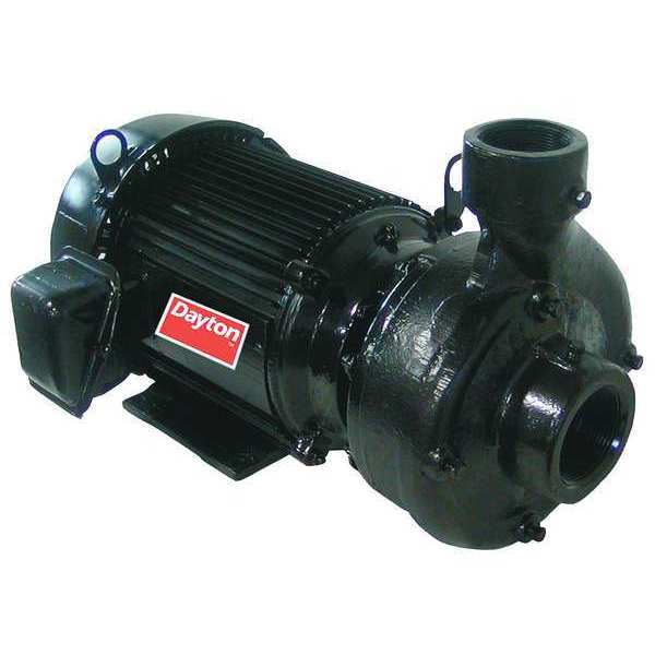 Cast Iron 7-1/2 HP Centrifugal Pump 208-230/460V