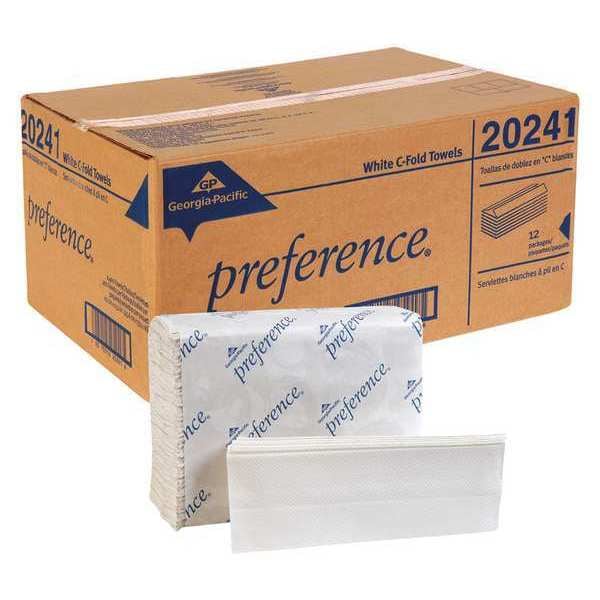 Pacific Blue Select C-Fold Paper Towels, 1, 200, White, 12 PK