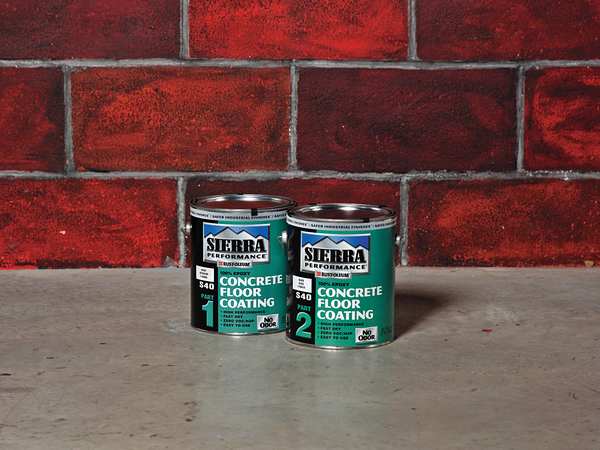 1 gal Container, Partial Fill 42 fl oz Floor Coating, High Gloss Finish, Classic Gray, Water Base