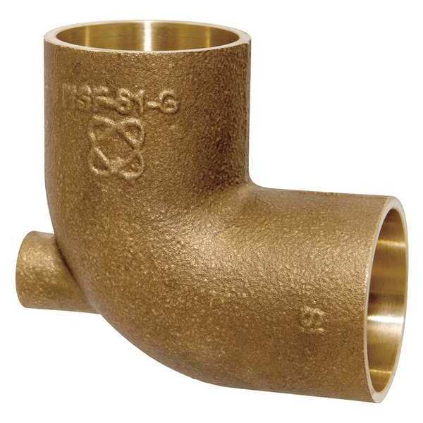 Reducing Tee, Low-Lead Cast Bronze