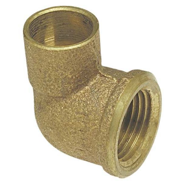 Reducing Tee, Low-Lead Cast Bronze, 1 In