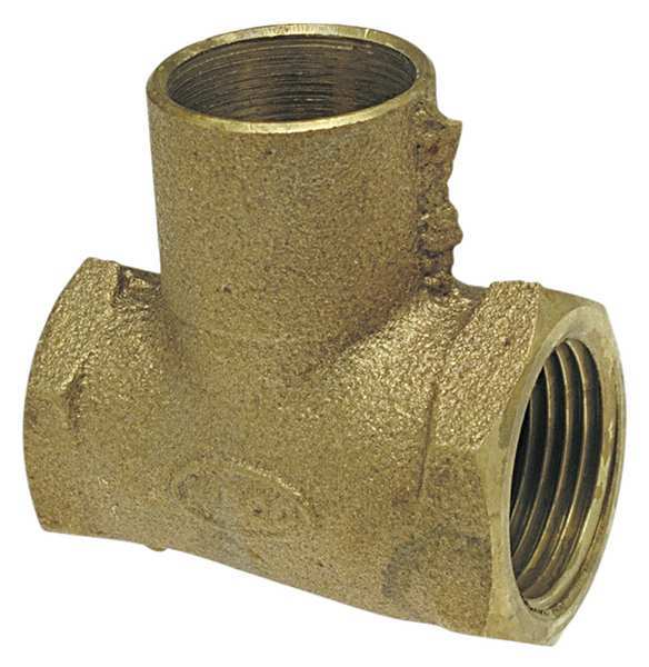 Reducing Tee, Low-Lead Cast Bronze