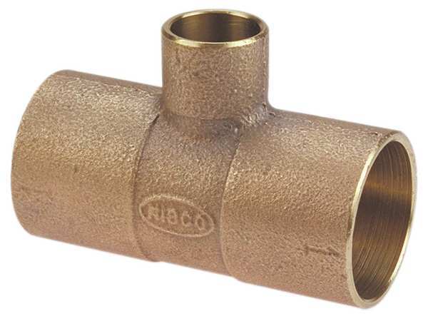 Reducing Tee, Low-Lead Cast Bronze