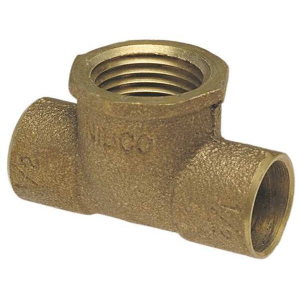 Reducing Tee, Low-Lead Cast Bronze