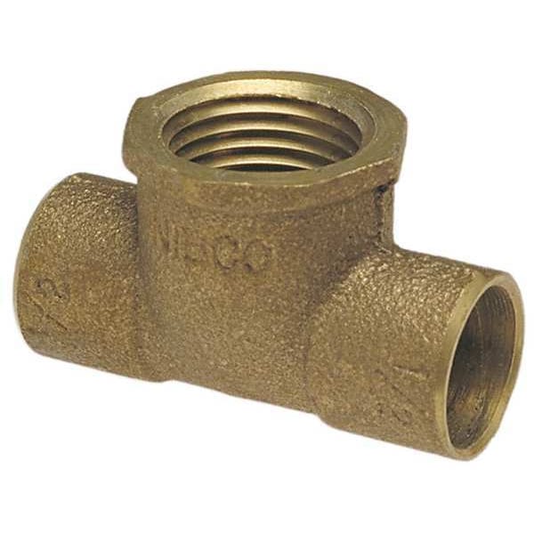 Reducing Tee, Low-Lead Cast Bronze