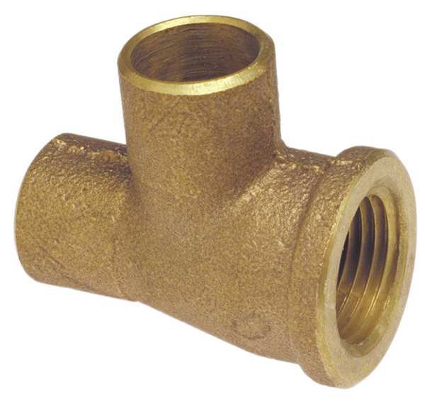 Reducing Tee, Low-Lead Cast Bronze