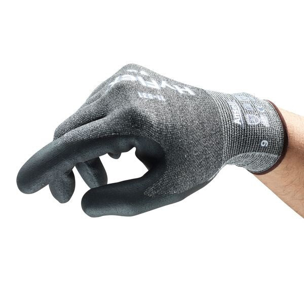 Cut Resistant Coated Gloves, A2 Cut Level, Nitrile, S, 1 PR