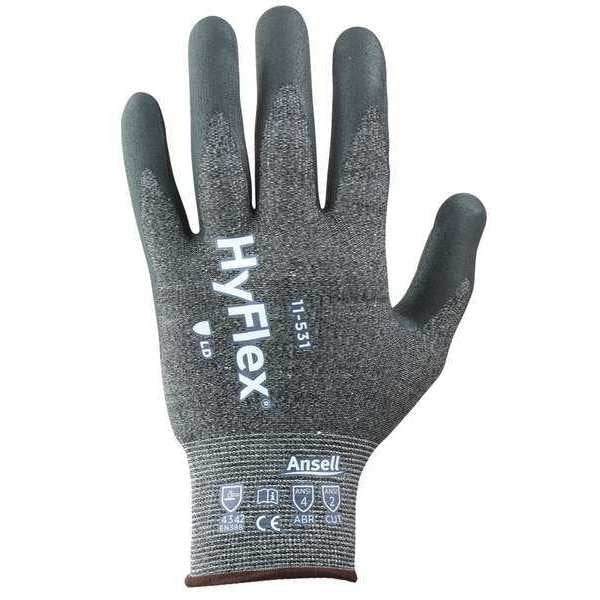 Cut Resistant Coated Gloves, A2 Cut Level, Nitrile, S, 1 PR