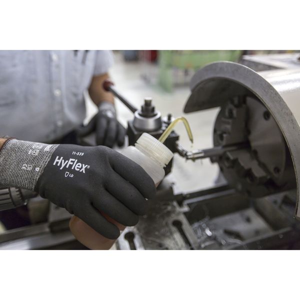 Cut Resistant Coated Gloves, A2 Cut Level, Nitrile, S, 1 PR