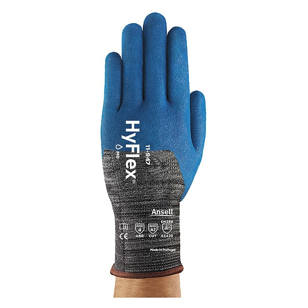 Cut Resistant Coated Gloves, A2 Cut Level, Nitrile, XL, 1 PR