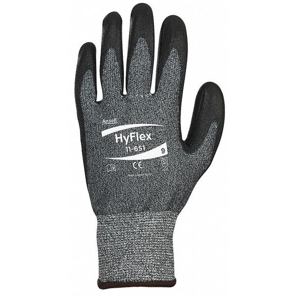Cut Resistant Coated Gloves, A3 Cut Level, Polyurethane, L, 1 PR