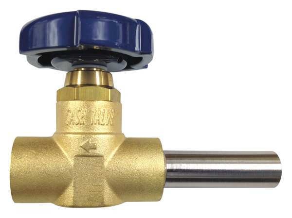 Cryogenic Valve, 1/4in., NPT, Brass, 700 psi