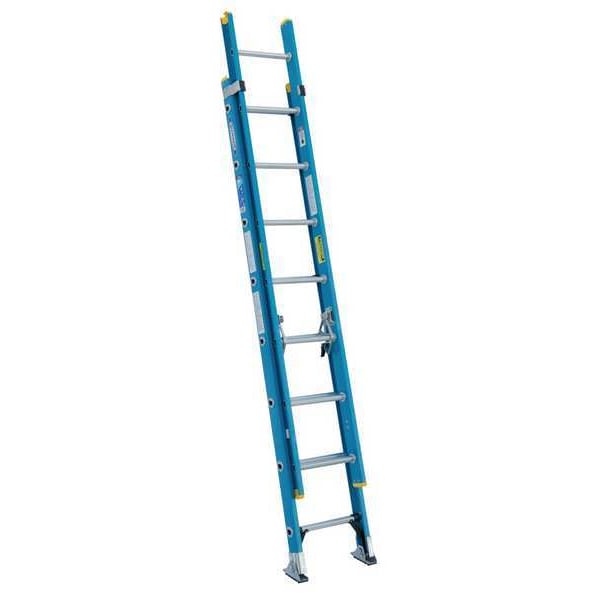 Fiberglass Extension Ladder, 250 lb Load Capacity