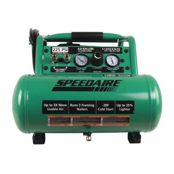 Portable Air Compressor, Oil Free, 1.70 HP